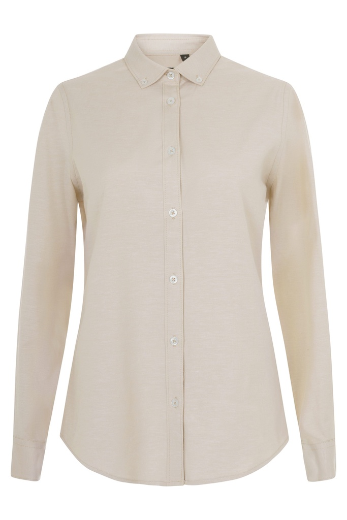 CAMISA 405005S · ML · MUJER · OXFORD · ELASTICO/STRETCH · CUELLO AMERICANO