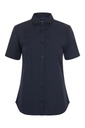 CAMISA 405010 · MC · MUJER · POPELIN · CUELLO ITALIANO
