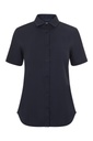 CAMISA 405018S · MC · MUJER · POPELIN · ELASTICO/STRETCH · CUELLO ITALIANO
