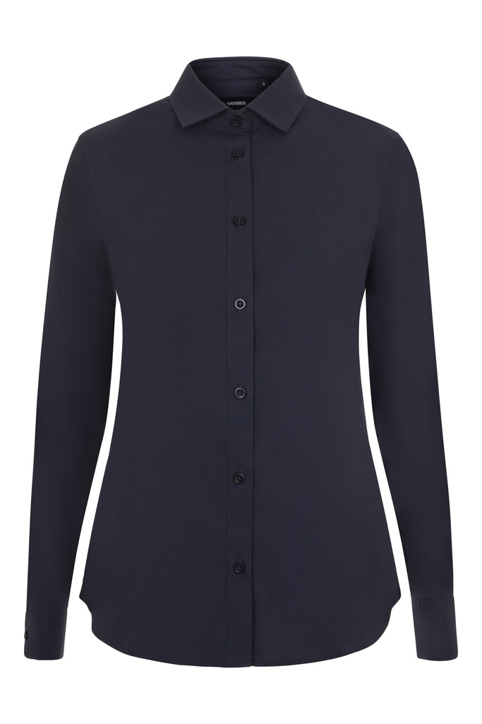 CAMISA 405019S · ML · MUJER · POPELIN · ELASTICO/STRETCH · CUELLO ITALIANO