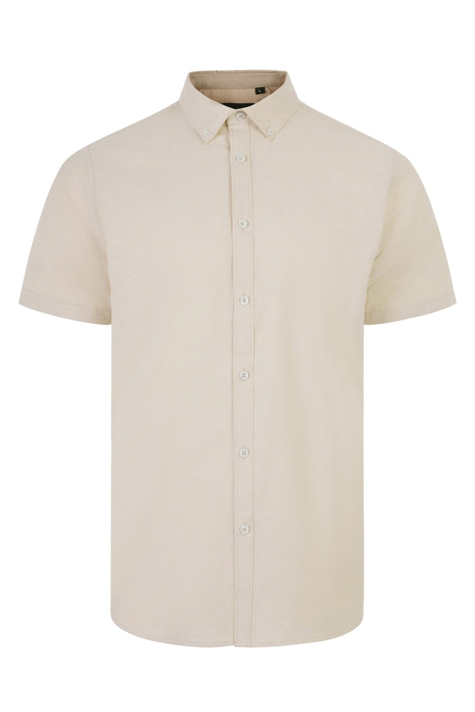 CAMISA 405024S · MC · OXFORD · ELASTICO/STRETCH · CUELLO AMERICANO