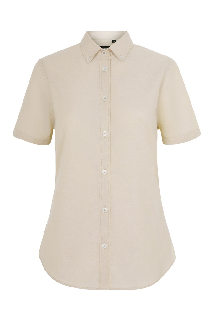 CAMISA 405025S · MC · MUJER · OXFORD · ELASTICO/STRETCH · CUELLO AMERICANO