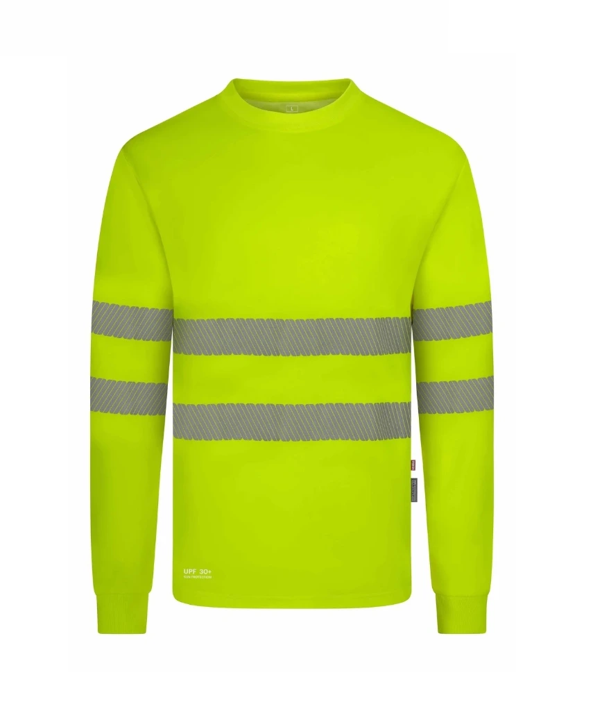 CAMISETA 305644 HI VIS Cotton RS · ML · UNICOLOR · ALGODON · ECO · BANDAS SEGMENTADAS · PROTEC. SOLAR >30ºC · AV · CE II CAT · [150g]