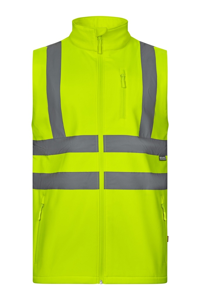 CHALECO SOFTSHELL 305905 Outerwear · UNICOLOR · ELASTICO · HIDROFUGADO · 3 CAPAS · AV · CE II CAT