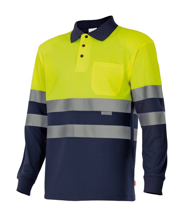 POLO 175 STANDARD · ML · BICOLOR · BOLSILLO · AV · CE II CAT · [160g]