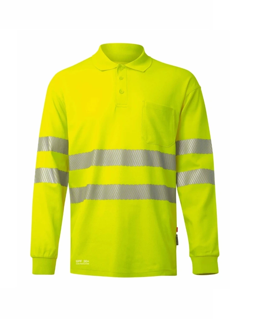 POLO 305544 HI VIS Cotton RS · ML · ALGODON · BANDAS SEGMENTADAS · PROTEC. SOLAR >30ºC · ECO · AV · CE II CAT · [150g]