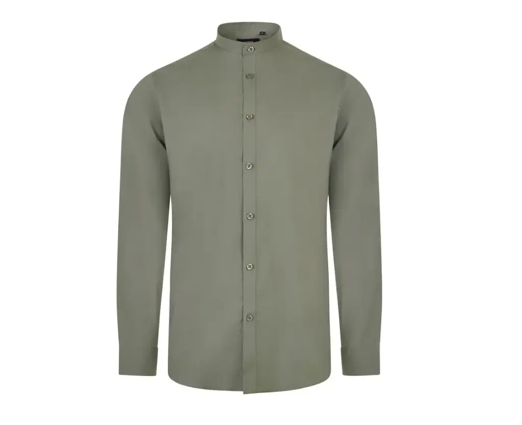 CAMISA 405013S · ML · POPELIN · ELASTICO/STRETCH · CUELLO TIRILLA