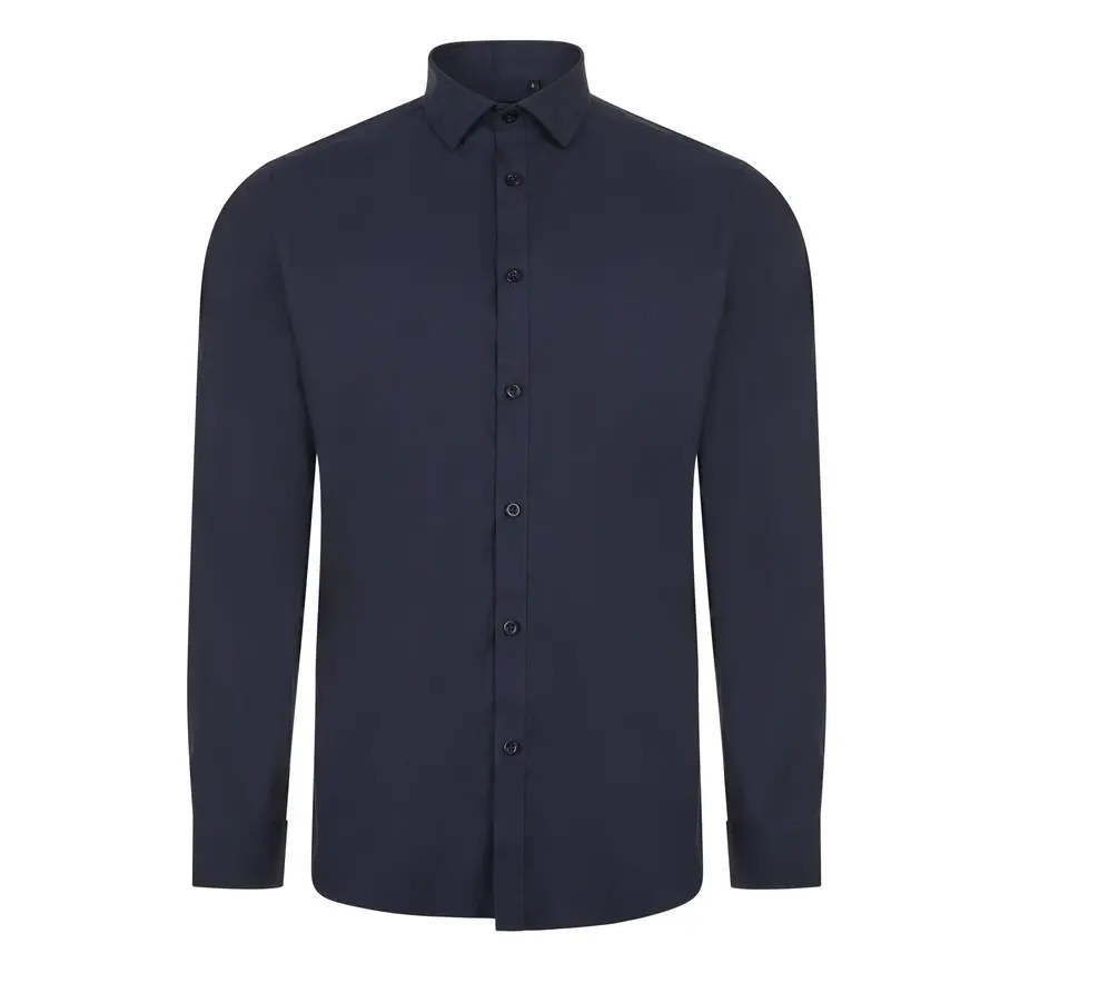 CAMISA 405017S · ML · POPELIN · ELASTICO/STRETCH · CUELLO ITALIANO