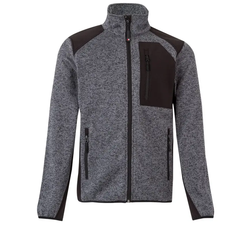 CHAQUETA 206008 Outerwear · HIBRIDA DE PUNTO AFELPADO · REFUERZOS EN SOFTSHELL