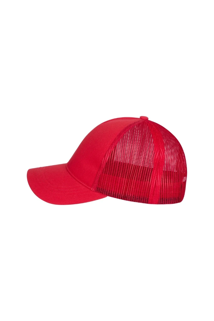 GORRA TRUCKER CM260 HAMILTON · 5 PANELES · AJUSTE PLASTICO · SARGA/REJILLA