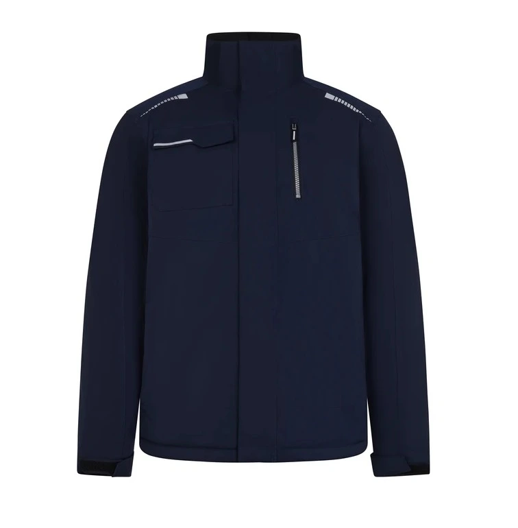 SOFTSHELL ACOLCHADO 206035 GRS V.DYNAMIX · ELASTICO/STRETCH · ECO · IMPERMEABLE [3/4] · CAPUCHA OCULTA · PROTECCION SOLAR >50ºC