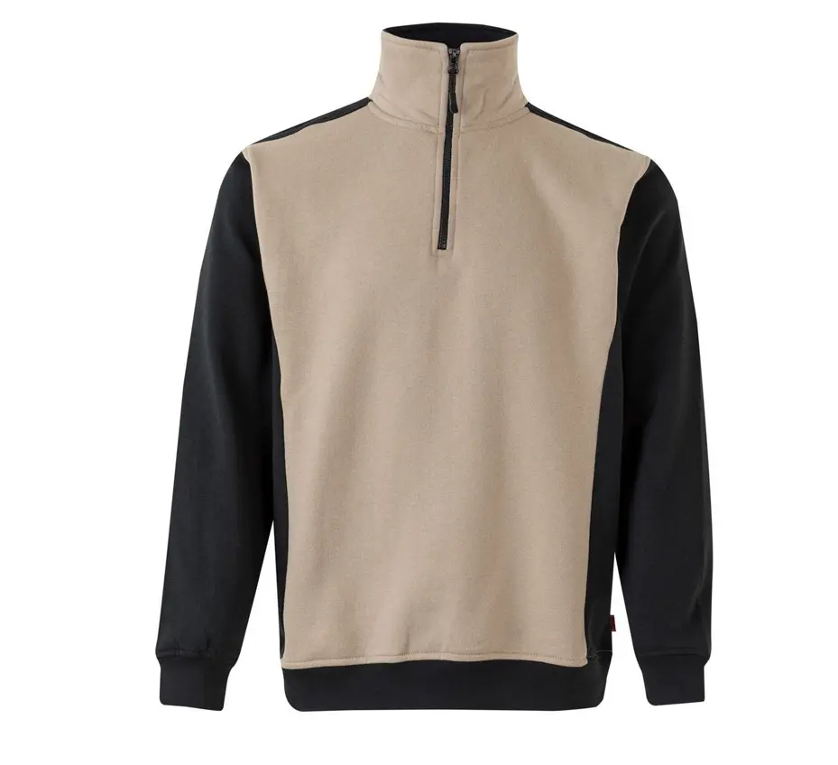 SUDADERA 105703 SolidMatch · BICOLOR · MEDIA CREMALLERA · [260g]